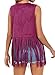 Dokotoo Womens Fall Fashion 2025 Cowboy Chic Fringe Vest 70s Theme Birthday Party Boho Hippie Costume Rodeo Club Night Cowgirl Western Boho Country Concert Outfits for Women Vests Rosy X-Large