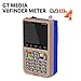 GT Media V8 Satellite Finder Signal Meter Upgraded TV DVB-S2/S2X Receiver Sat Detector, HD 1080P Free to Air FTA 3.5" LCD Built-in 3000mAh Battery for Adjusting Sat Dish