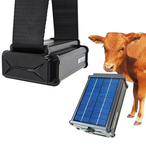 Rastreador De Animales, Rastreador GPS De Energía Solar Para Ganado, Caballos, Camellos Y Ganado, An...