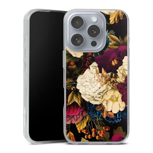 Coque iPhone 16 Pro silicone fleurs pour sublimer vos sorties