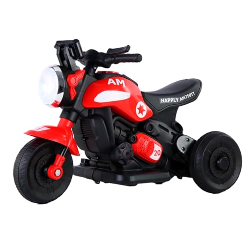 Bang Toys Minha Primeira Moto Elétrica 6v Recarregável Vermelho