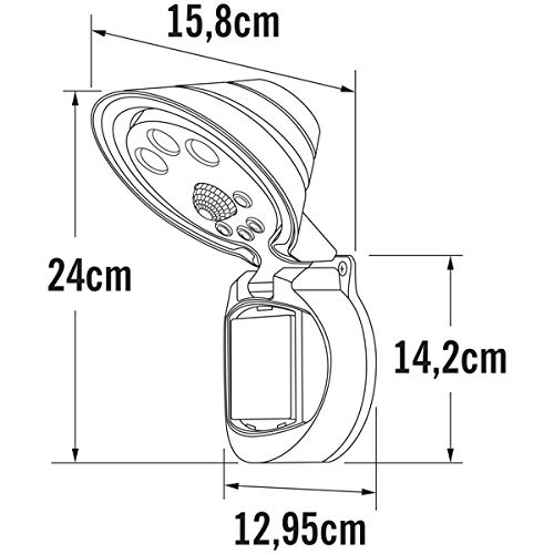 Konstsmide - Parete di sicurezza wireless a