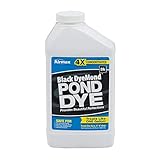 Airmax Black DyeMond Pond Dye 4X Concentrate for Outdoor Ponds & Lakes, Natural Pond Color& Beauty Enhancer, Swimming Safe Water Colorant, Easy Liquid Application, 1 Quart