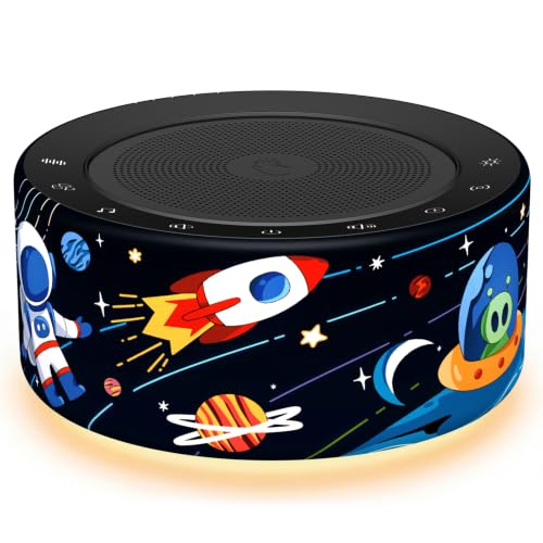Image of Kipcush White Noise Machine for Baby & Adults, Sleep Sound Machine with 30 Soothing Sounds, 8-Color Night Light, Memory Function, White Noise for Sleeping, Nursery, Office, Travel, Relaxation