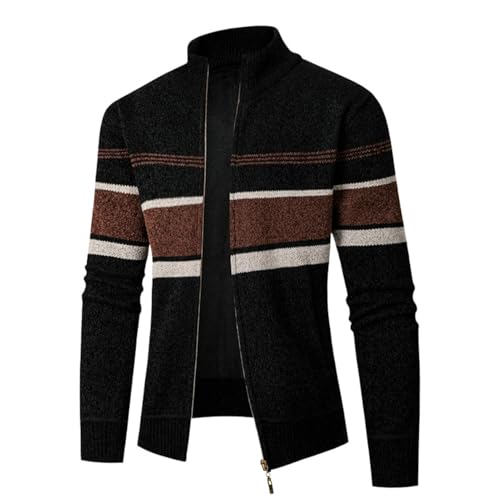 Cardigan en tricot pour homme gilet manches longues vêtement chaud automne hiver