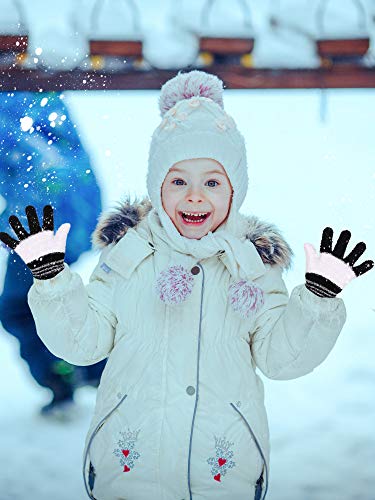 Image of EBOOT 3 Pairs Winter Kids Gloves Warm