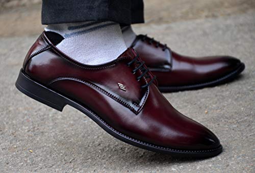 Image of AADI Men's Synthetic Leather Derby Formal Shoes