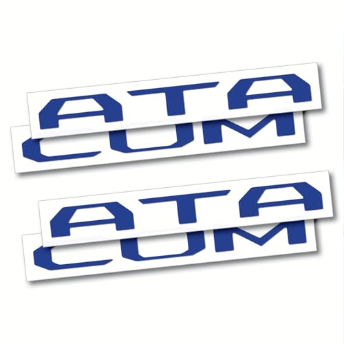 Image of (2 Sets) Prime Series UV Weatherproof Vinyl Decals for Glove Box Dashboard Letter Inserts Compatible fits Tacoma 2024-2026 (Gloss Navy)
