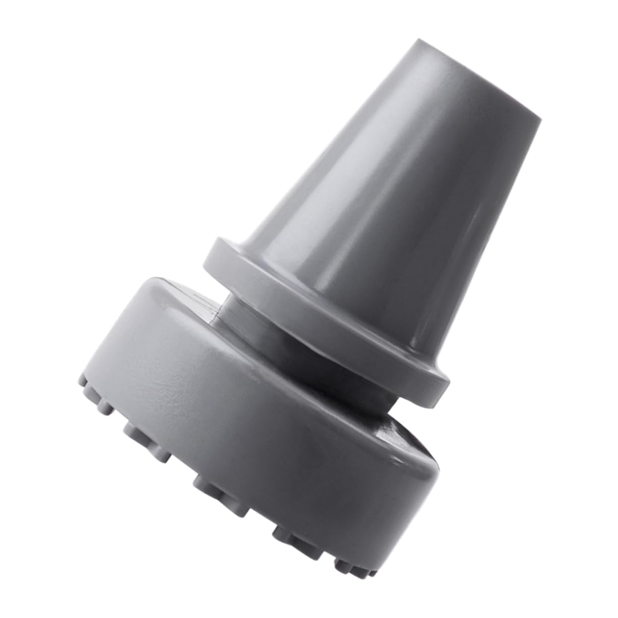 HOMOCONO Accessories 19mm Crutch Pad Set 2pcs Rubber Tips Grey Hiking Stick Tip Protectors