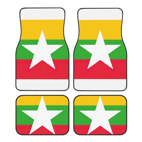 Tapis de voiture universels Myanmar set de protections de sol pour SUV et berline