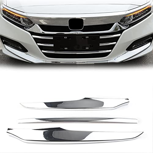 Pare-chocs avant lèvre spoiler pour Accord X 2018 protecteur couverture ABS chrome 3 pcs