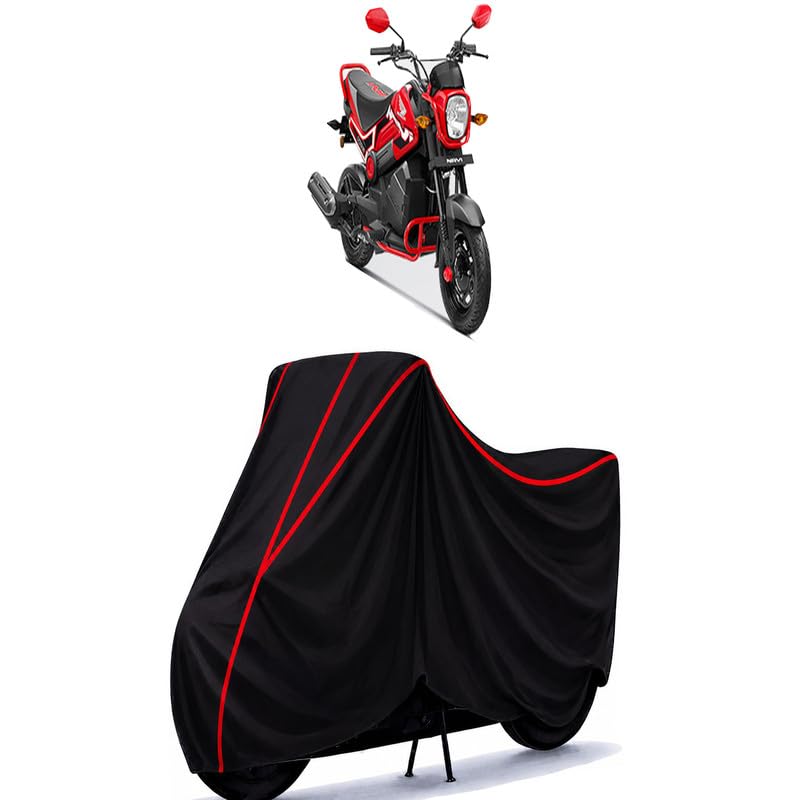Image of Navi Water Resistant Bike Cover for All Motorcycles & Scooters | Heavy Duty Premium Taffeta Fabric | UV Protection, Dustproof, Scratchproof | All Weather Two Wheeler Body Cover with Elastic Bottom