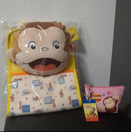 おさるのジョージ プレミアムウォールポケット～パステルデザイン ポーチ