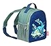 Produktbild Thermos Isolierte Lunchtasche für Kinder, Dinosaurier grün & blau, 4L, Kinderrucksack mit verstellbaren Gurten & Seitenfächern, ideal für Kindergarten und Kita, frei von BPA und PVC
