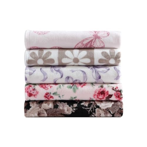Image of Betsey Johnson - Blanket, Buttery-Soft Throw Blanket for Couch or Bed, Boldly Plush & Oversized Bedding (Vintage Floral Black, 50 inch x 70 inch)