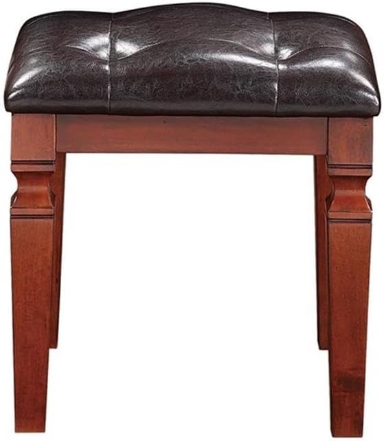 Poundex Flip-top Vanity Set with Stool
