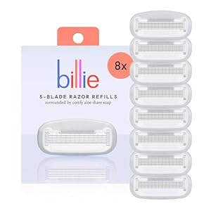 Billie Women’s Razor Refill Blades 5-Blade Cartridges – 8 count