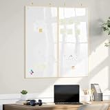 LKJVFCPW Info-Tafel 100 x 100 x 1.4 cm Massivholz Kiefer Weiß Wandboard