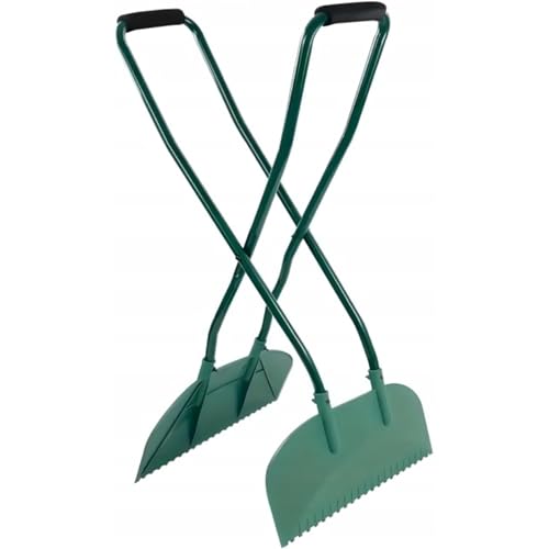 GARTENO Laubgreifer Groß mit Stiel Ergonomisch 95 cm Laubsammler Garten Greifer für Blätter Gras & Gartenabfälle