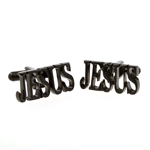 Mrcuff Jesus Christian Religious Pair Cufflinks In A Presentation Gift Box & Polishing Cloth #TOP7