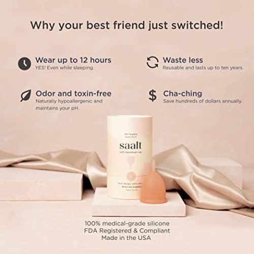 Copo Menstrual Macio Saalt