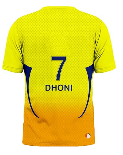 Image of Sports India IPL Cricket Team T Shirt Jersey for (Kid's, Boy's & Mens) L777