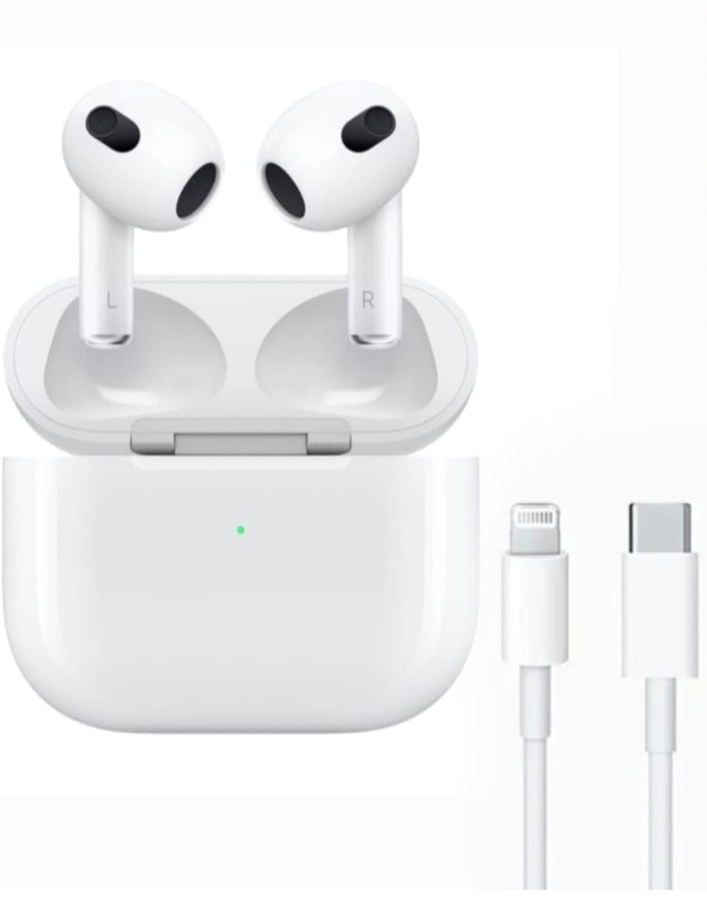 Generic AirPods (3nd) Wireless Earbuds, Bluetooth Headphones Touch Control with Charging Case IPX7 Waterproof Immersive 3D Stereo in-Ear Earphones Built-in Microphone for iPhone