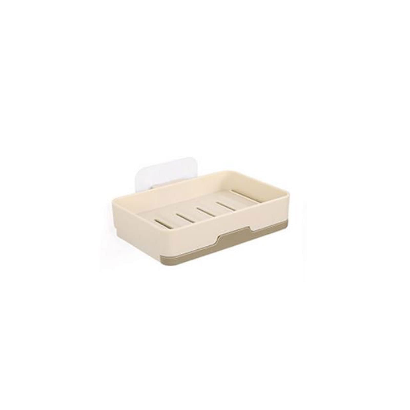 JINGYAN Soap Dishes Drainable Wall-mounted Soap Holder, Bathroom Shelf, With Suction Cup(Pink)