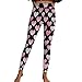 Valentine Leggings for Women High Waisted Holiday Fashion Heart Print Leggings Plus Size Cute Graphic Yoga Pants Black XL