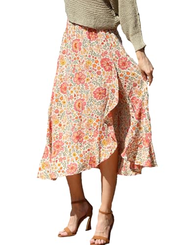 MEDI TROMPE L’OEIL RUFFLE SLIT SKIRT Ruffle Slit Maxi Skirt – Stolen Stores