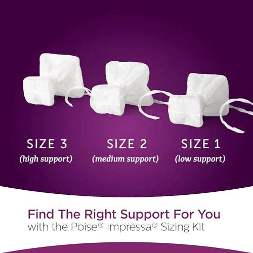 Image of Poise Impressa Incontinence Bladder Support for Women, Bladder Control, Size 3, 21 Count (Packaging May Vary)