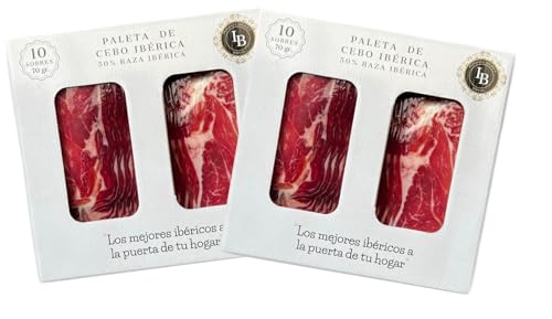 2 MALETINES INSIGNIA IBÉRICA LONCHAS PALETA CEBO 50% IB. (DOS ESTUCHES DE 10X70 GRS PALETA DESHUESADA RAZA IBÉRICA 50%)