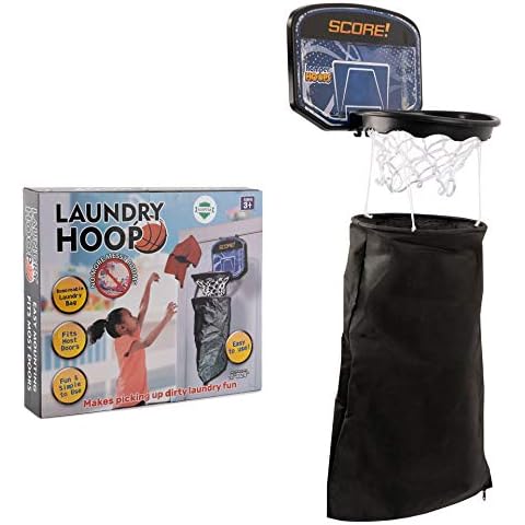 ADEPTNA NEW LAUNDRY HAMPER HOOP BASKETBALL CLOTHES LAUNDRY BAG BASKET DOOR ROOM STORAGE BIN Cover