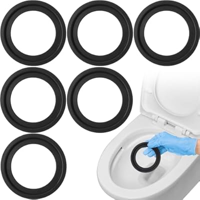 Innconee 6 Pcs RV Toilet Seal RV Toilet Parts Flush Ball Seal Gasket 385311658 Replacement for 310/300/320 High Grade Rubber Flange Series Parts Solve The Leakage Problem