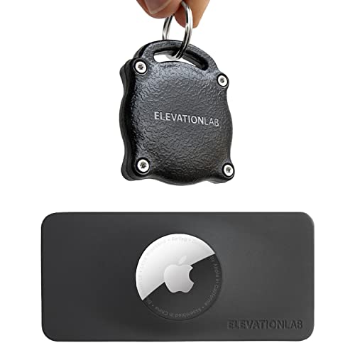 Elevation Lab TagVault Wallet + Keychain Case - Compatible with AirTag | Flexible, Compact, Discreet