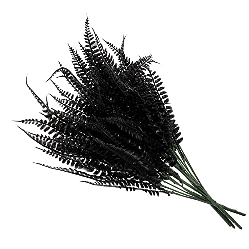Zerodeko 4 Juegos Plantas De Imitación Decoración De Flores De Imitación Interior Plantas Artificiales Negras Al Aire Libre Decoración Halloween Decoración De Halloween Black 4 Piezas X 4