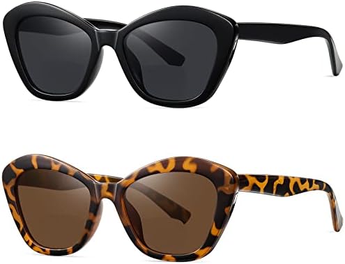 LKEYE Bifocal Sunglasses Women Reading Glasses Cat Eye Oversized Sun Readers Designer Frame Progressive Polarized Sun Big Lens Stylish Ladies Large Driving Cute Eyewear LK6015 +1.50 Strength