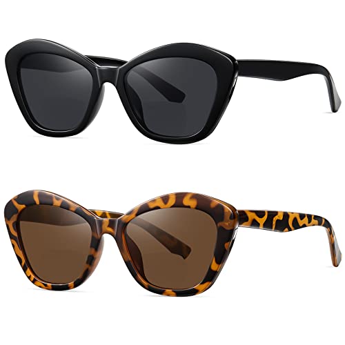 LKEYE Bifocal Sunglasses Women Reading Glasses Cat Eye Oversized Sun Readers Designer...