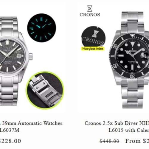 Cronos watch discount code:GETDAILY &ndash; Save Upto 30% Off cover art