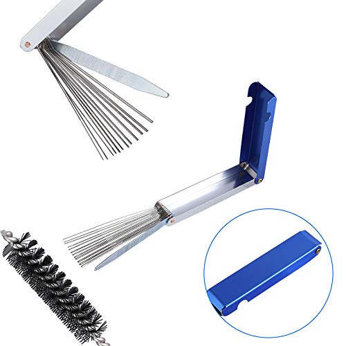 Podoy Carburetor Jet Cleaning Tool Kit 13 Wires Jet Cleaning Needles Wire Brush Carb Dirt Jet Cleaner Tool With 10 Cleaning Needles 5 Brushes #TOP1