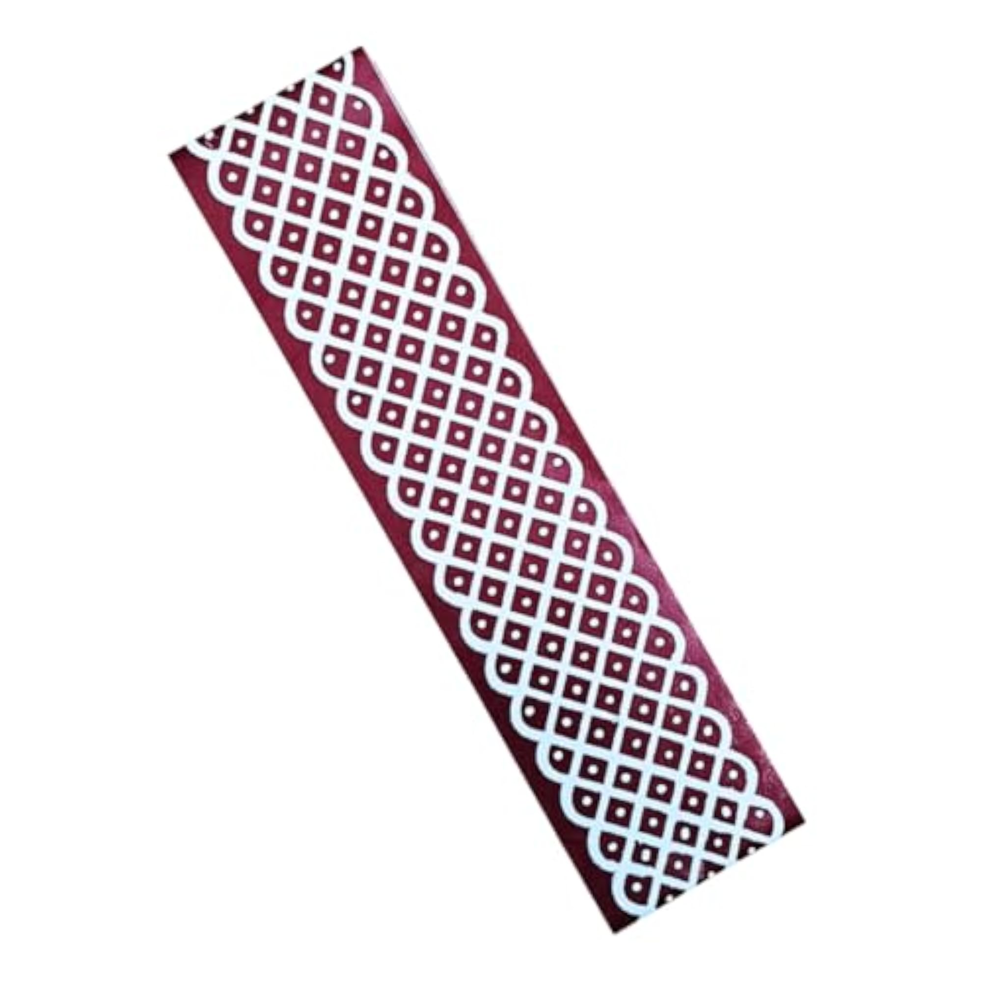 Rangoli Kolam Sticker with Maroon Border for Pooja Decoration