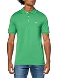 Lacoste Men's Slim Fit Stretch Mini Piqué Polo Shirt, Tarragon, Large