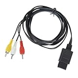 Anwendbares TV-Modell: Das AV-Kabel eignet sich gut für moderne HD-LCD-LED-Fernseher. Vergewissern Sie sich, dass Ihr Display über Composite-Video- und Audioeingänge verfügt.