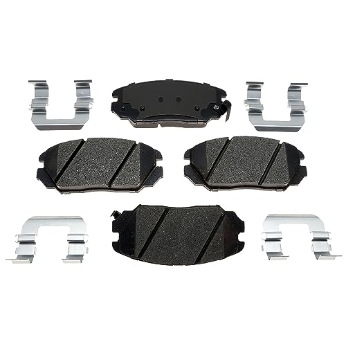 Jeu de plaquettes de frein avant ACDelco 17D1125CHF1 pour freins à disque d'origine