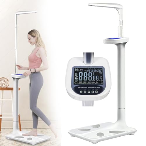 Professional Medical Scale with LCD Display for Accurate Weight, Height, Bmi, and Obesity Measurement, Ideal for Physicians and Health Clinics