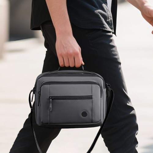 Messenger Bag for Men Crossbody Bags Shoulder Small Man Purse Lightweight Handle Bags Multi-pocket for Work Traveling3