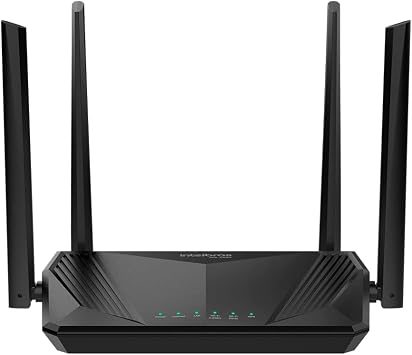 Roteador Wi-Fi 6 Intelbras W6-1500 Dual Band AX1500