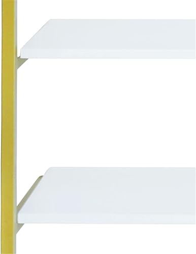 Miniatura 4 de Estantes montados en la pared, estantes de exhibición para coleccionables, estable con marco de metal, estantes de almacenamiento, estantería con