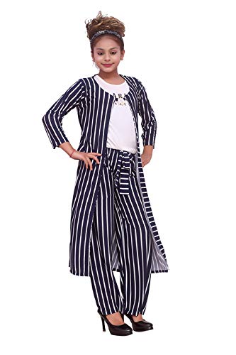 Image of Girls Designer Top, Plazzo and Shrug
