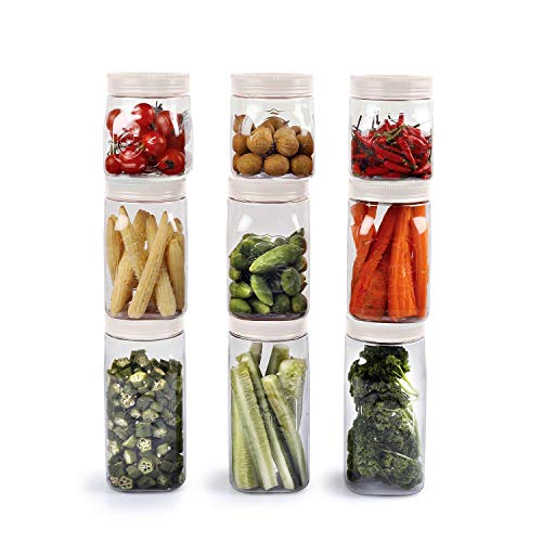 CELLO Fridge Door Canister Set of 9 Pcs (500ml, 750ml, 1000ml) x ...